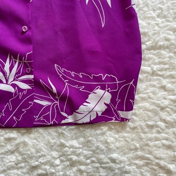 VINTAGE: Rainbow Paradise 70s Hawaiian shirt with feather pattern - size small - Picture 3 of 9